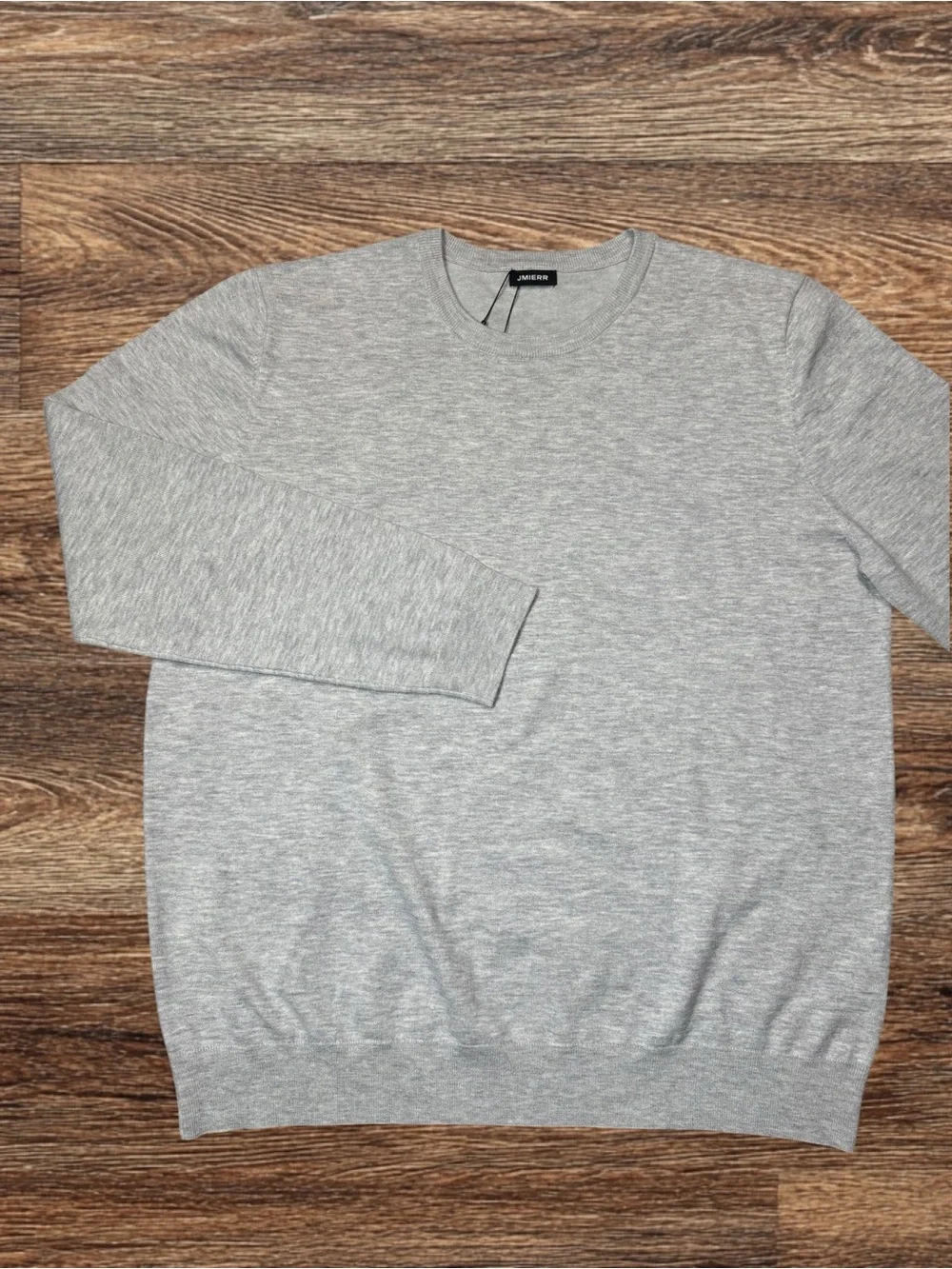 NWT New JMierr Light Grey Wool Blend Knit Sweater Size 2XL